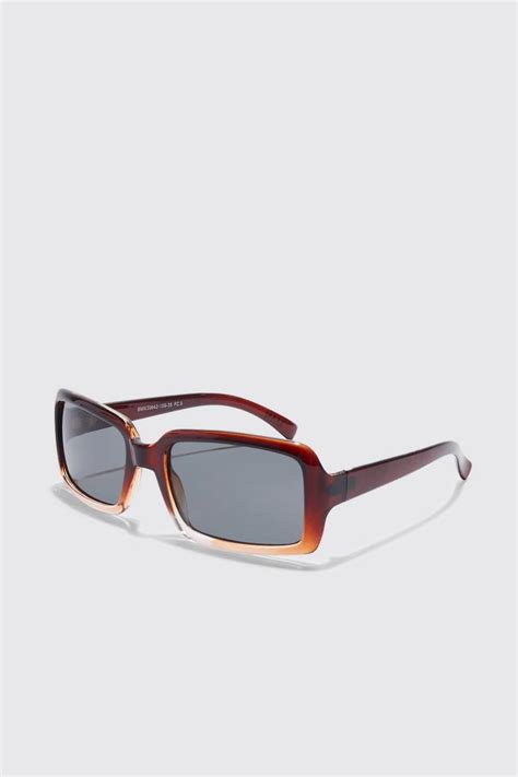 ombre rectangle sunglasses